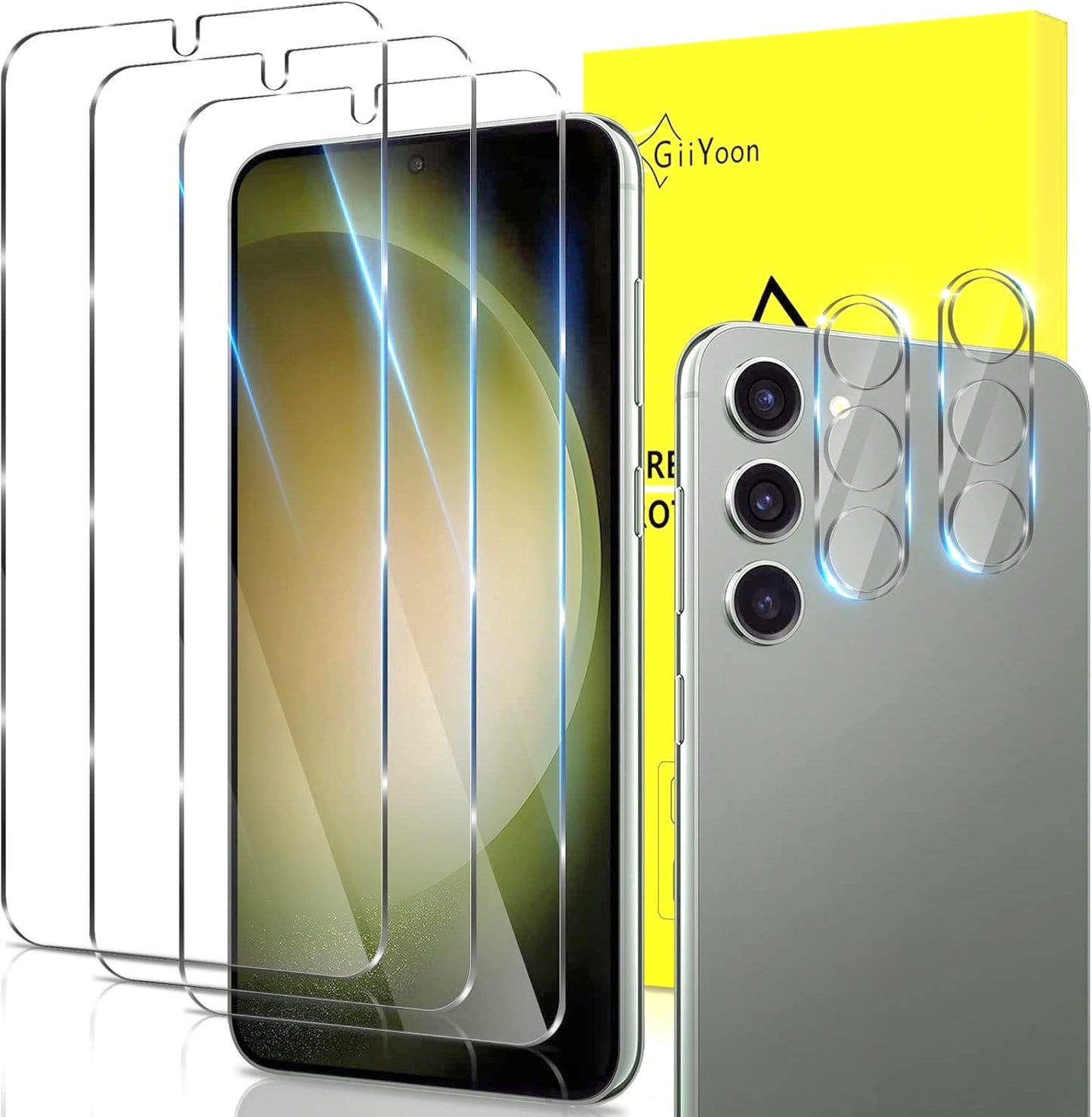 Premium Camera Lens Protector for Samsung Galaxy S22 Ultra / S23 / S23 Ultra / S23 Plus / S24 / S24 Plus / S24 Ultra / S25 / S25 Plus / S25 Ultra / S25 FE – Scratch-Resistant HD Glass