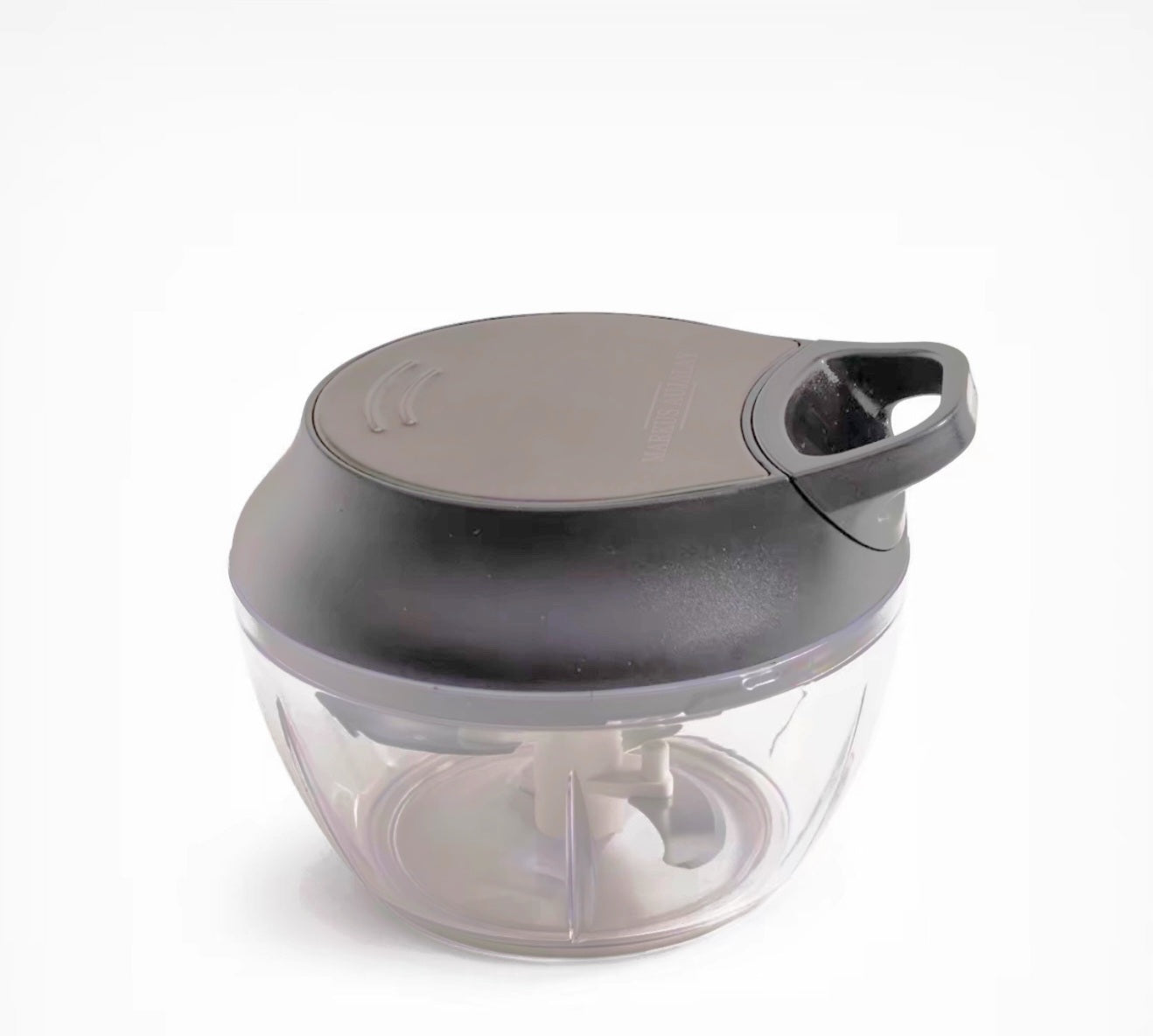 Manual Hand Pull Food Chopper Bowl – Quick & Easy Vegetable, Fruit and Salad Cutter