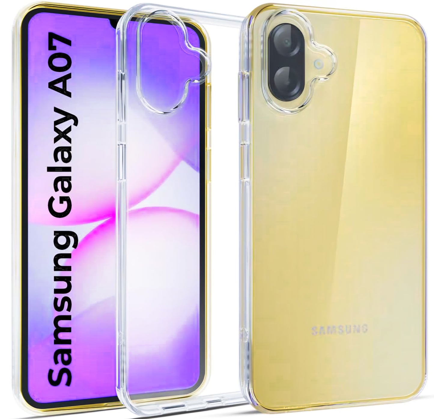 A-Series Crystal Clear Phone Case – Slim, Shockproof & Scratch-Resistant Transparent Cover