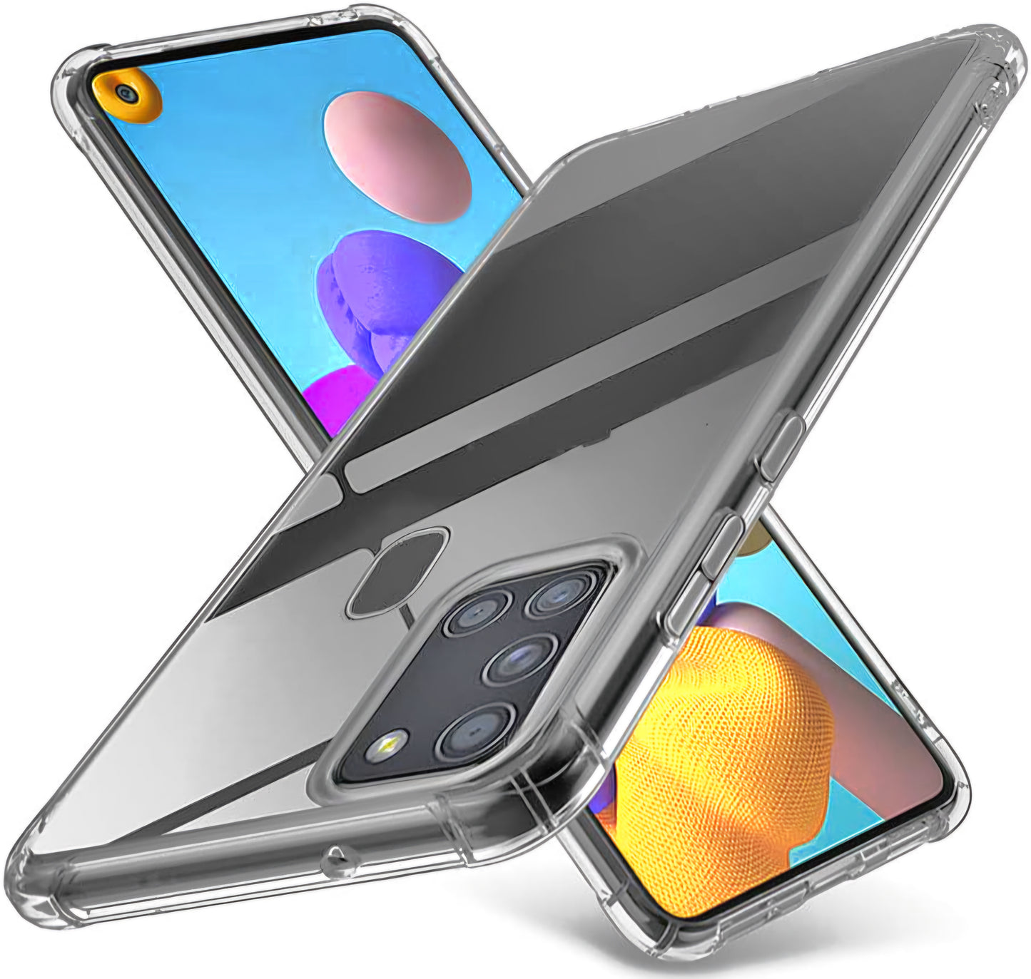 A-Series Crystal Clear Phone Case – Slim, Shockproof & Scratch-Resistant Transparent Cover