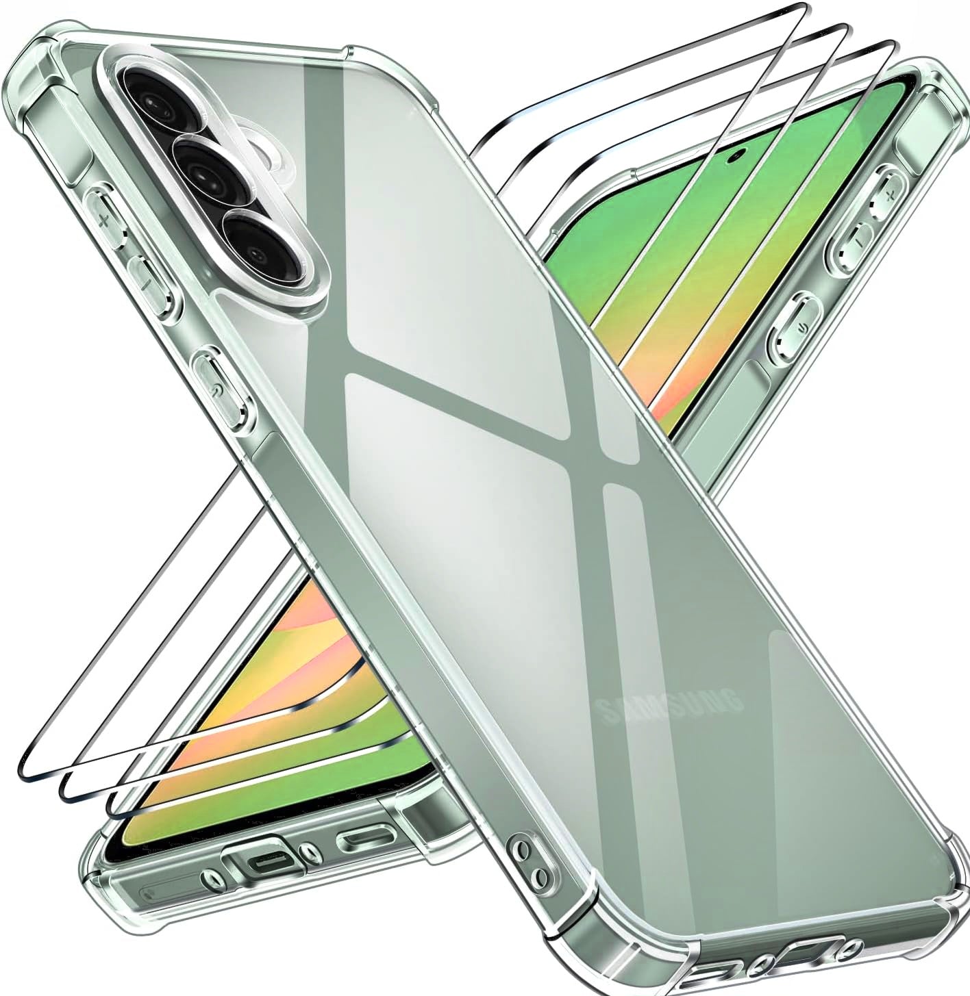 A-Series Crystal Clear Phone Case – Slim, Shockproof & Scratch-Resistant Transparent Cover