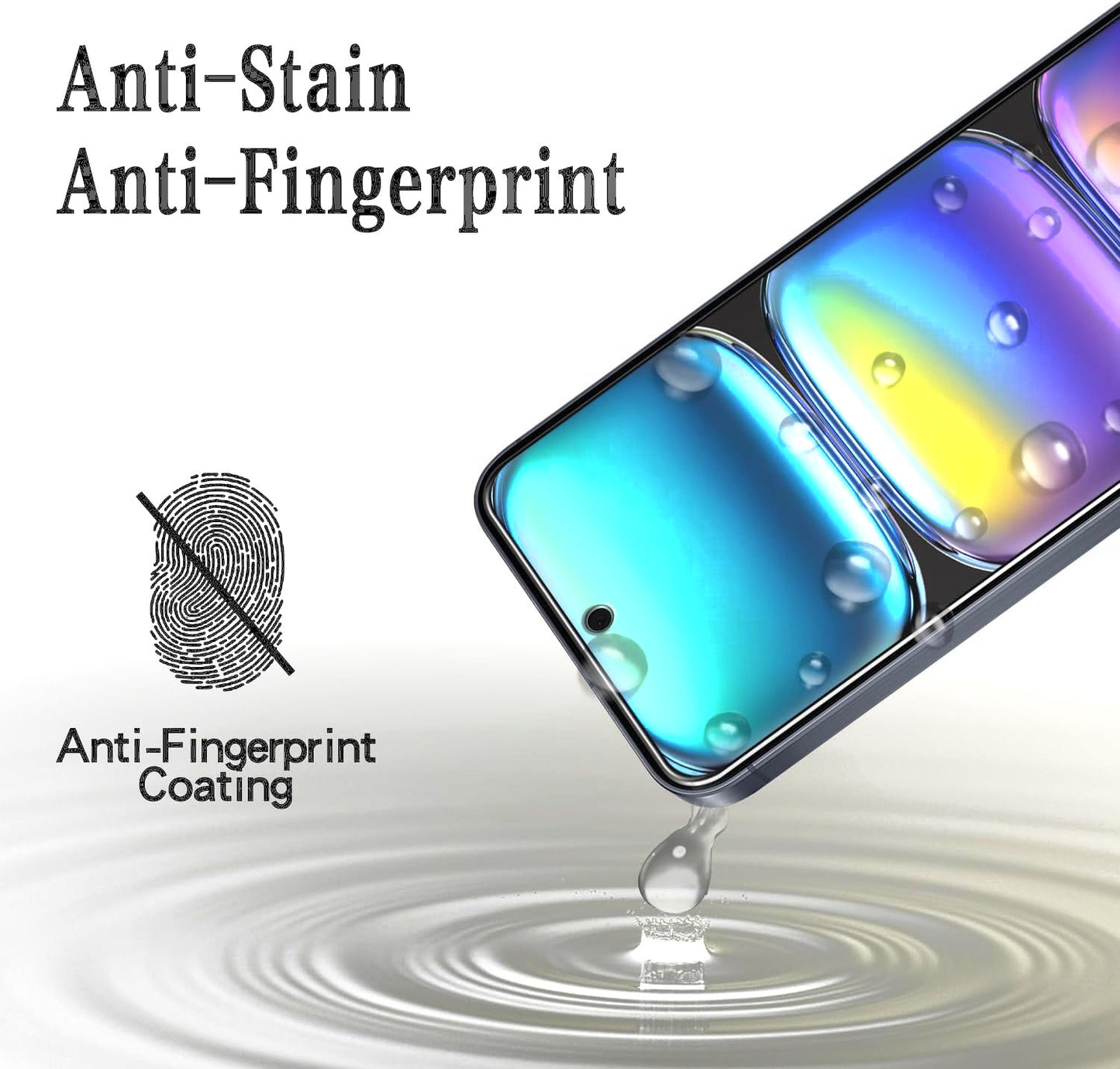 Samsung Galaxy A Series Tempered Glass Screen Protector – Ultra Clear 9H Full Coverage Protection