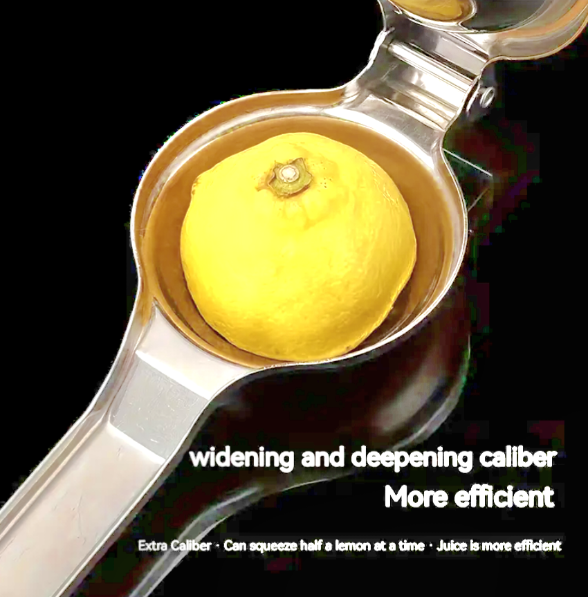 Stainless Steel Manual Citrus Juicer – Heavy Duty Lemon & Orange Hand Squeezer for Kitchen Use
