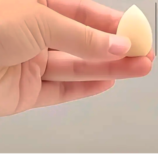 10-Piece Mini Makeup Sponge Set – Coffee Colour Beauty Blenders for Foundation, Concealer & Contouring (Wet & Dry)