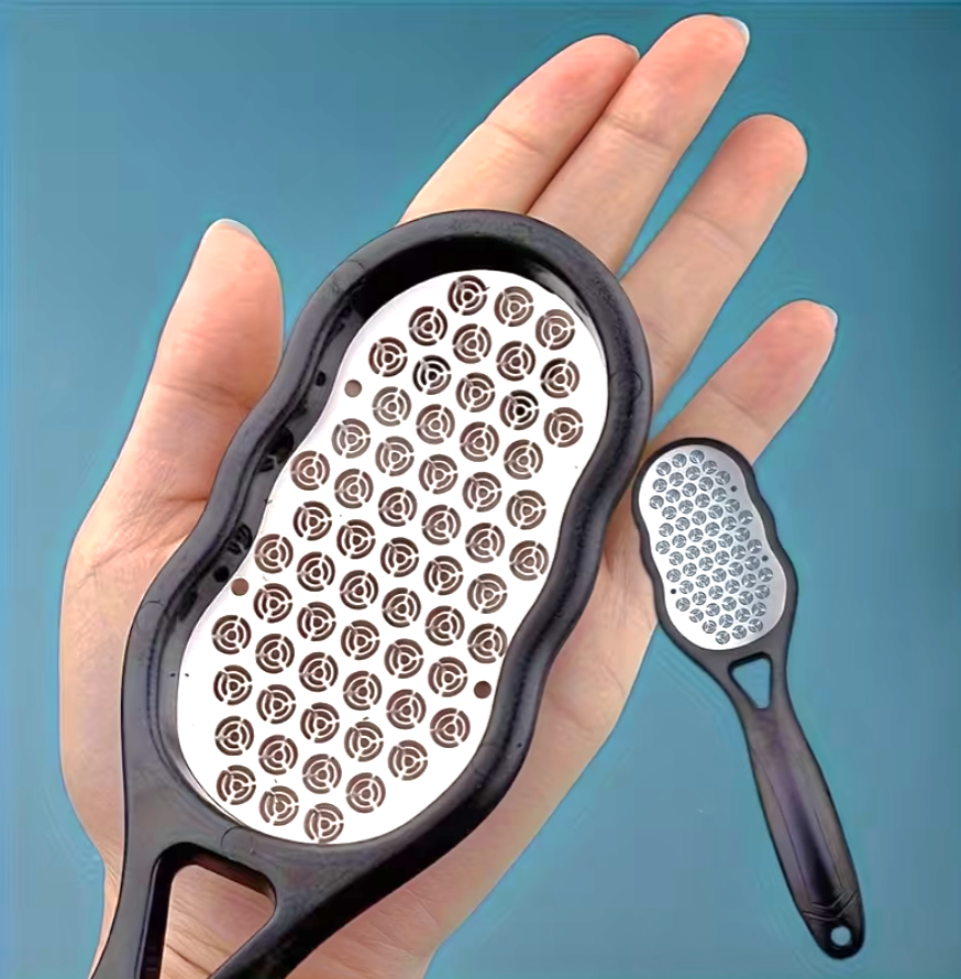 Stainless Steel Foot File & Callus Remover – Anti-Splash Pedicure Sander | Rust-Proof Home Spa Tool