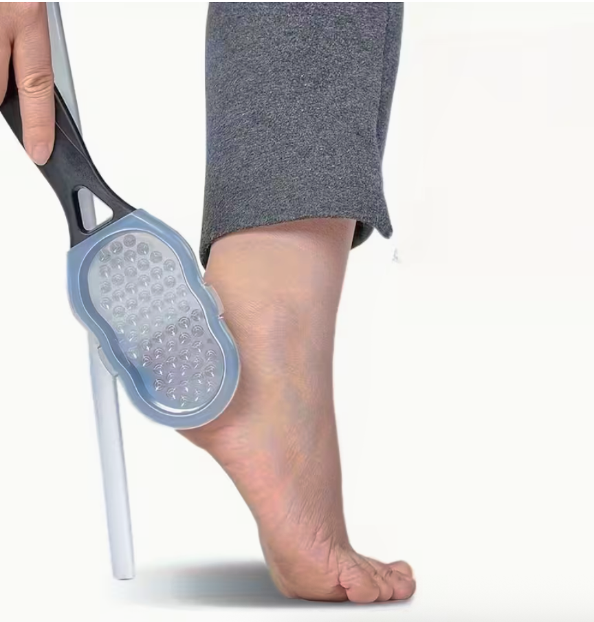 Stainless Steel Foot File & Callus Remover – Anti-Splash Pedicure Sander | Rust-Proof Home Spa Tool