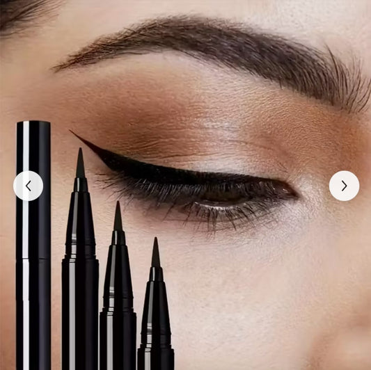 3-Piece Black Liquid Eyeliner Set – Waterproof, Smudge-Proof & Quick-Dry