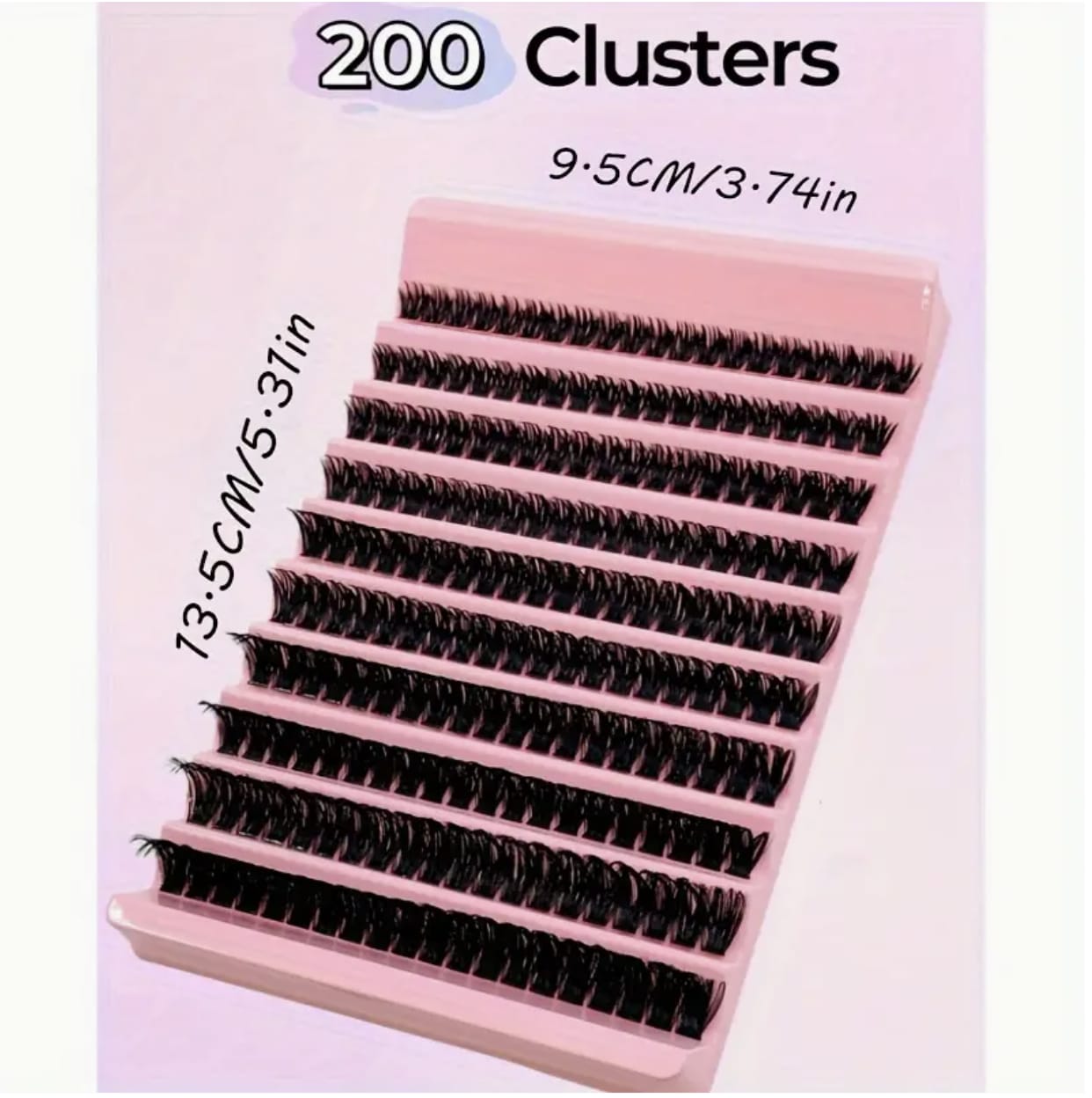 Individual Eyelash Clusters – D Curl 8–16mm, Wide Stem 30D Reusable Lash Extensions for Natural & Extra Thick Look, Home & Travel Use