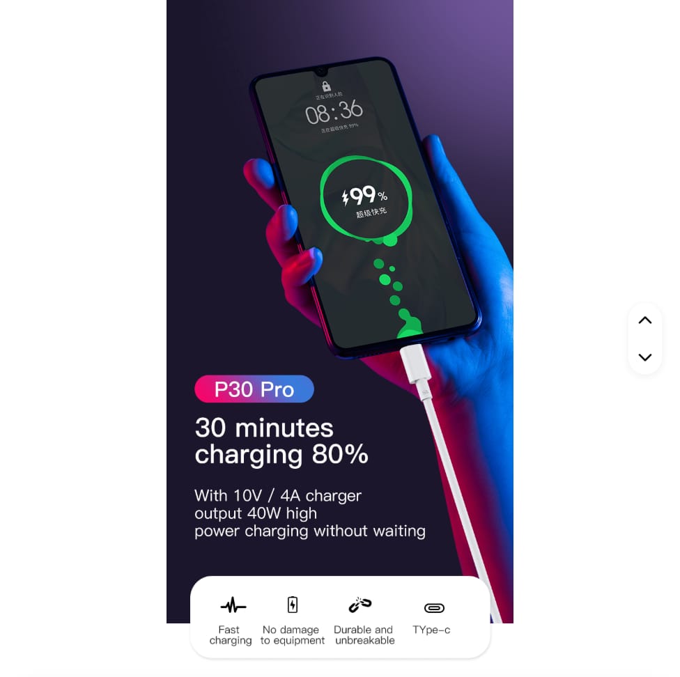 USB to Type-C Fast Charging Cable – 5A High-Speed PVC Data & Power Charger for Huawei, Samsung & More