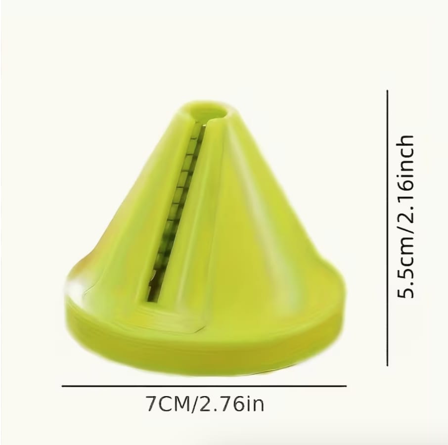 Multifunctional Vegetable Slicer & Grater with Cone Design – 1pc Kitchen Tool for Easy Fruit & Vegetable Prep