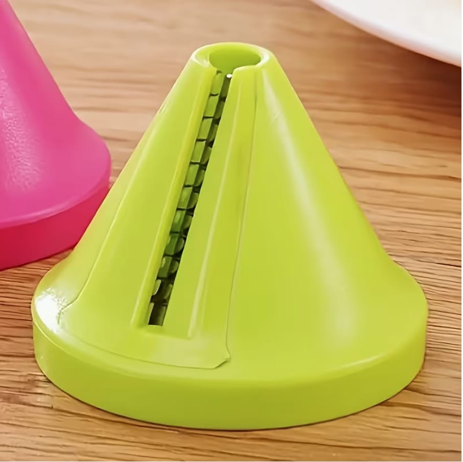 Multifunctional Vegetable Slicer & Grater with Cone Design – 1pc Kitchen Tool for Easy Fruit & Vegetable Prep