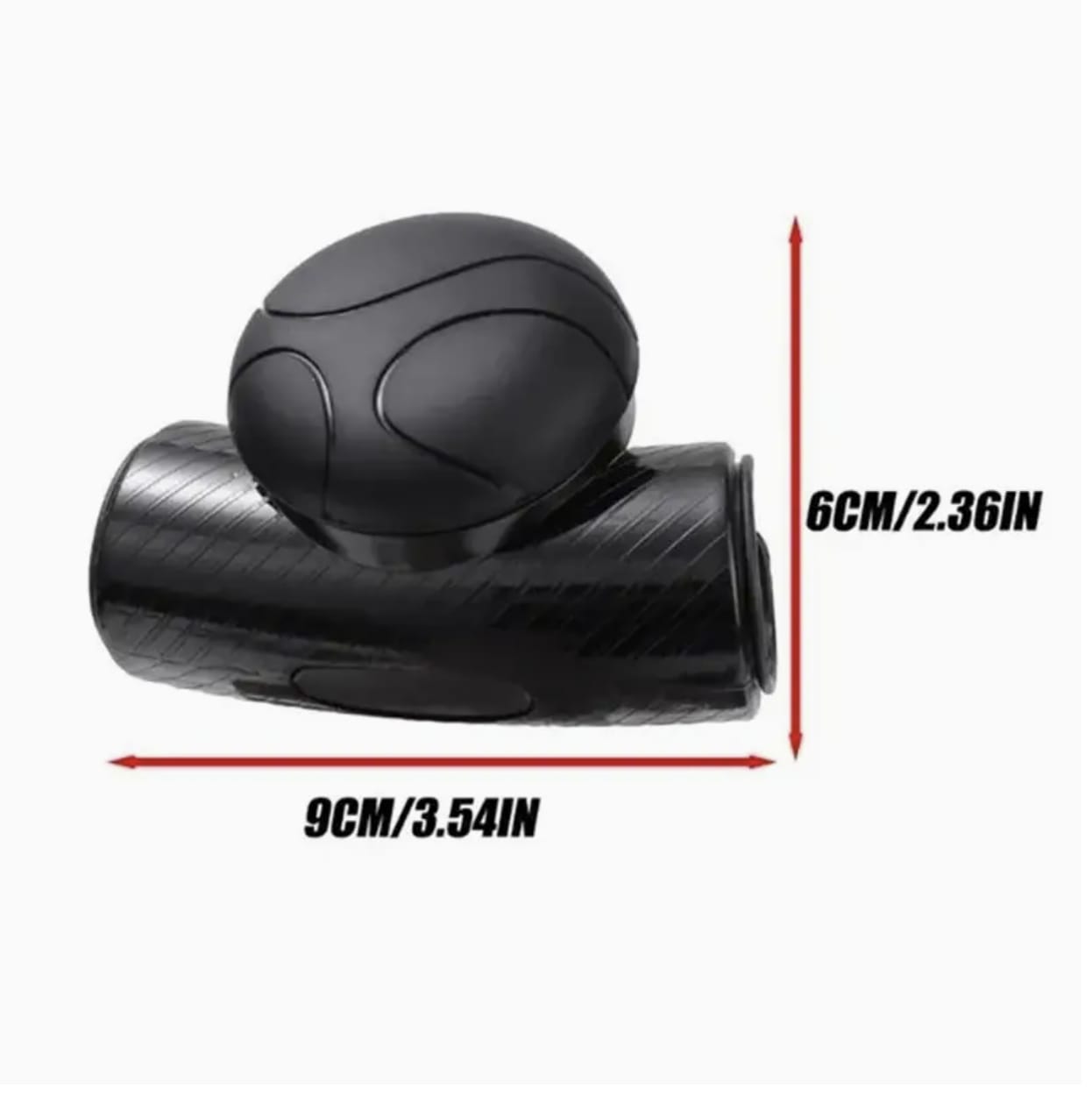 60° Power-Assisted Steering Wheel Spinner – Bearing-Type Silicone Grip for Easy One-Handed Operation, Fits Most Trucks & SUVs